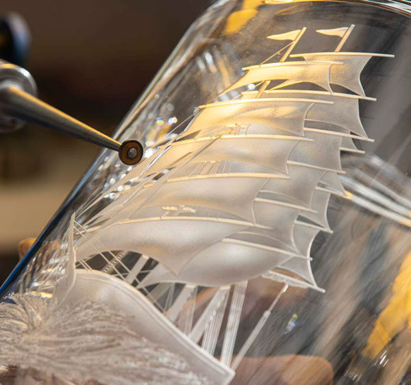 Waterford Crystal, Engraving Close-up