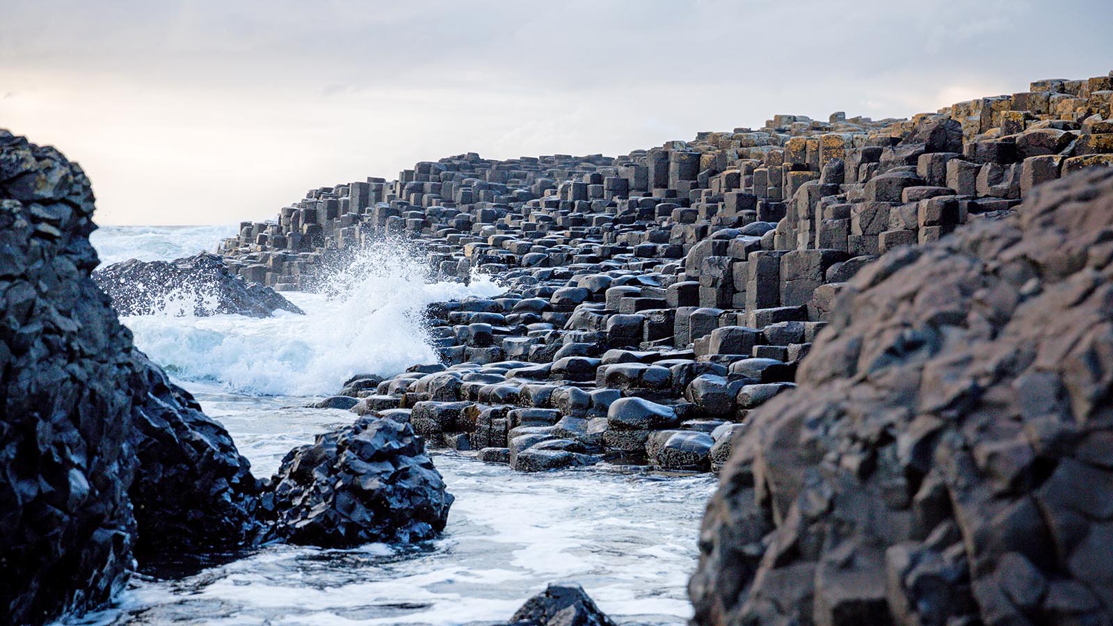 View of the Giant's Causeway County Antrim as seen on our Belfast & Giants causeway tour